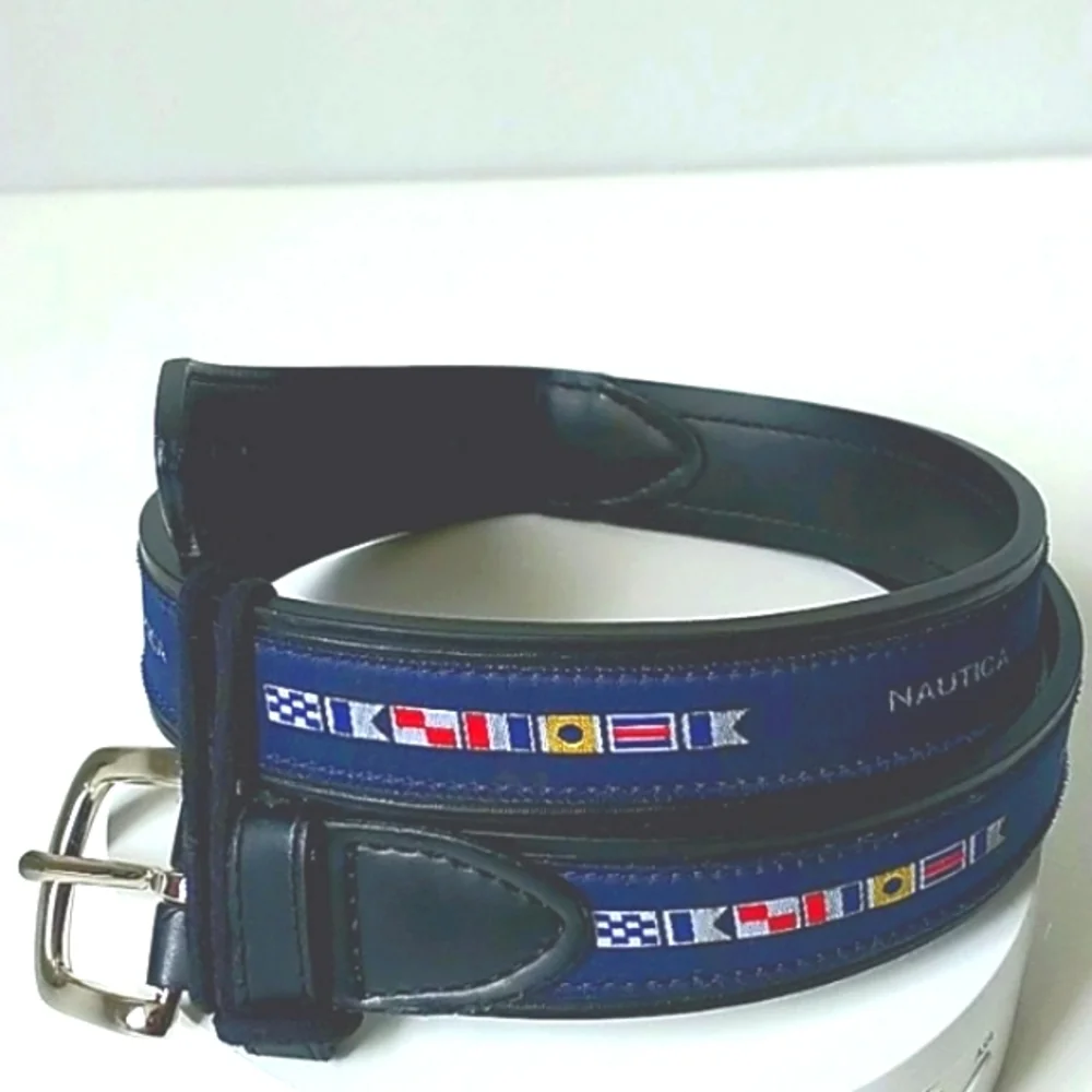 Nautica Flag Belt